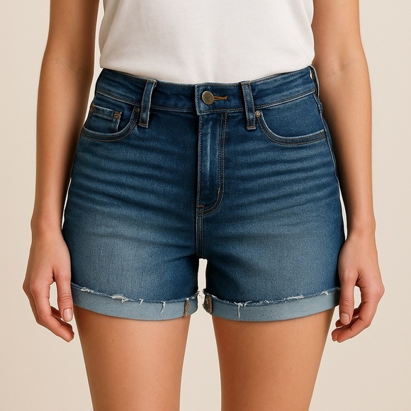 BKE Pants - BKE Dark Wash Jean Shorts